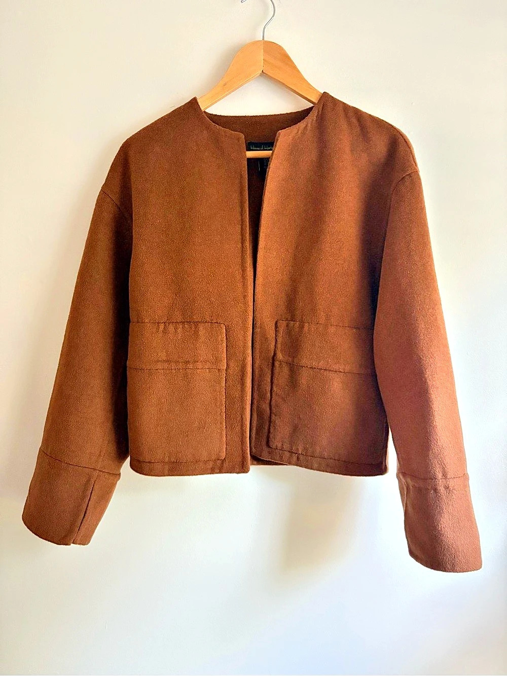 House of Harlow 1960 Fall Faux Suede Jacket Size XS, Wool Blend, Boho, Western
